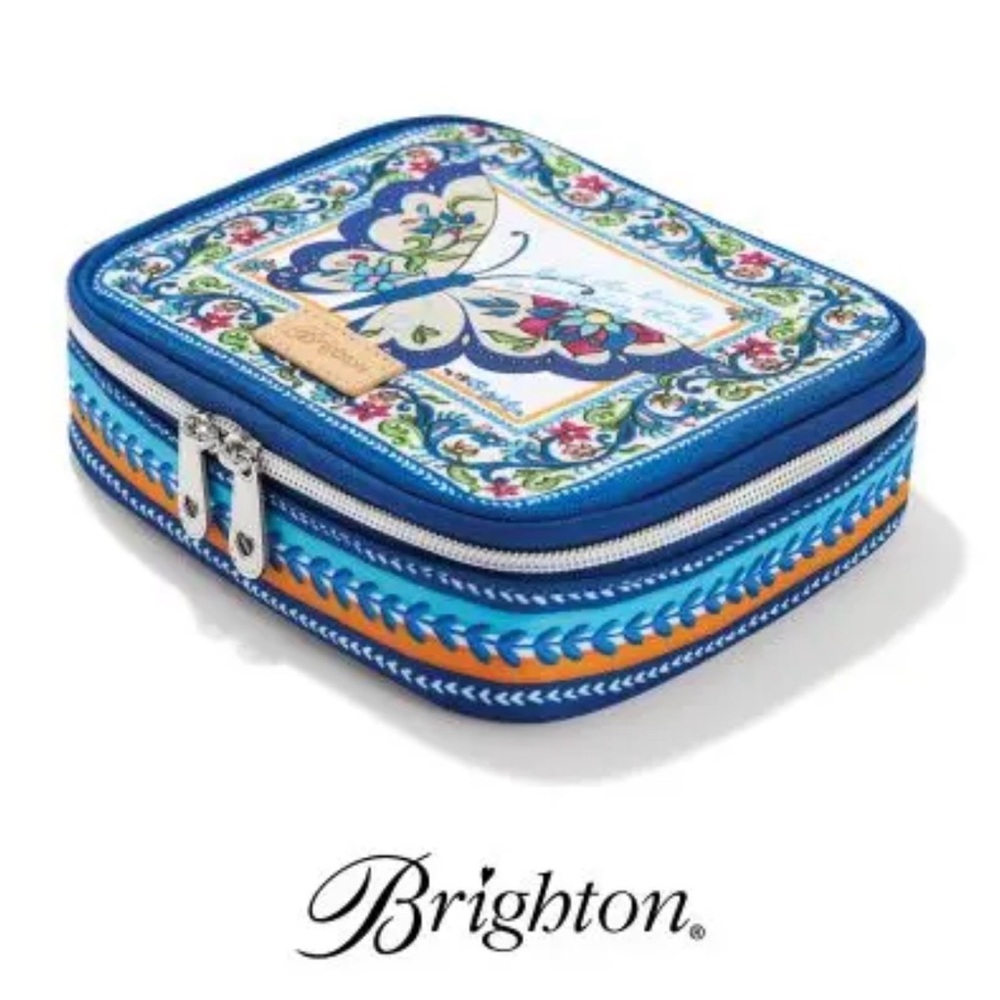 Brighton BUTTERFLY GARDEN JEWELRY CASE; NWT
